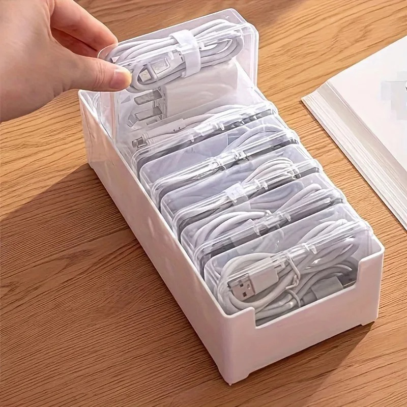 Home Office Organization - Органайзер для кабелей на 7 секций,