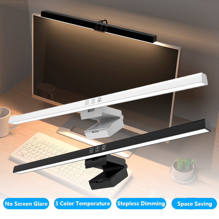 Home Office Desk Ideas - Светодиодная лампа-бар для монитора 50 см,