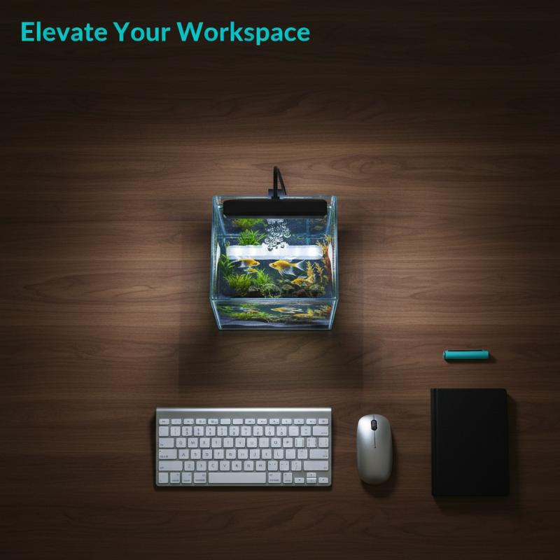 Home Office With Plants - USB-светильник для аквариума с гибкой штангой,