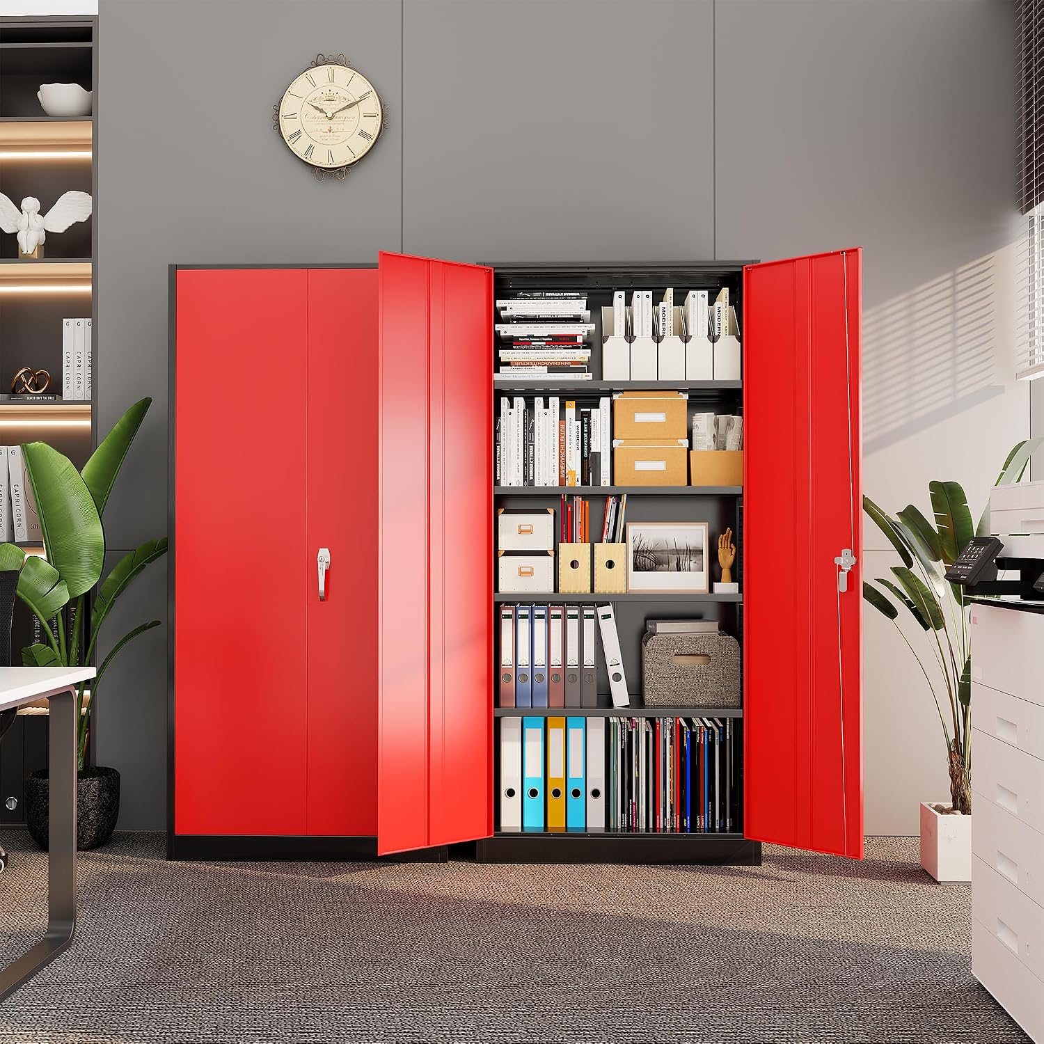 Прочный металлический шкаф для – обзор и цена Home Office Organization