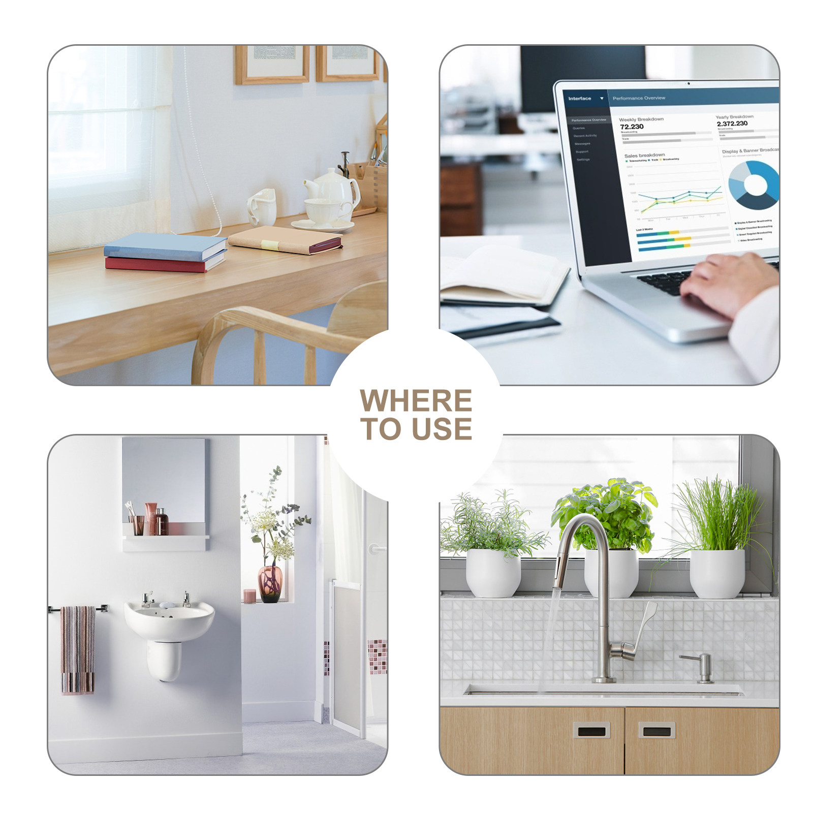Набор из 2 прочных пластиковых – обзор и цена Home Office Gadgets