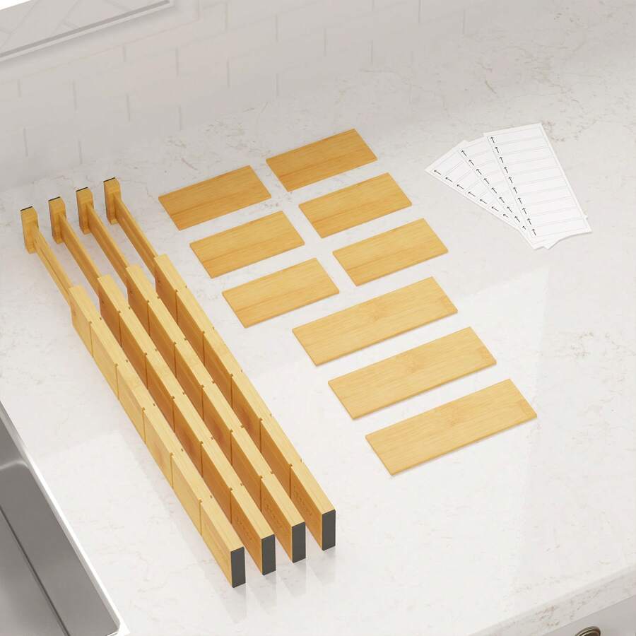Бамбуковые разделители для ящи – обзор и цена Home Office Organization