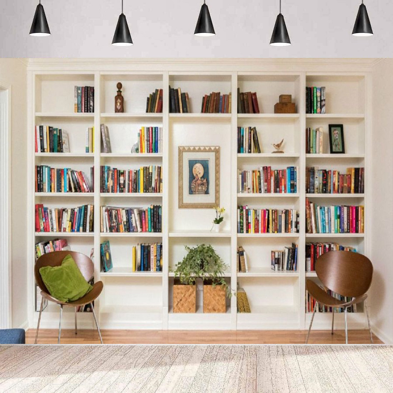 Белый фон для фотосъемки с кни – обзор и цена Home Office Background For Zoom