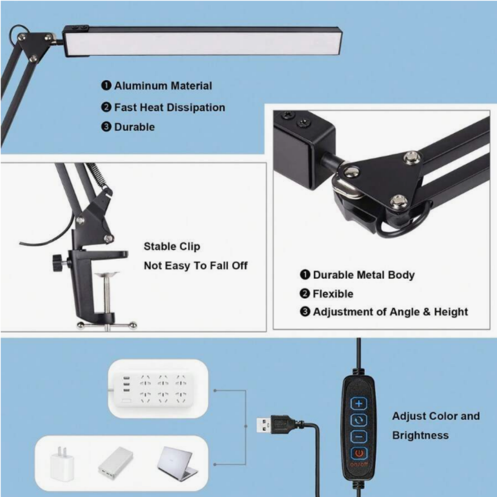 Светодиодная настольная лампа  – обзор и цена Home Office Lamp