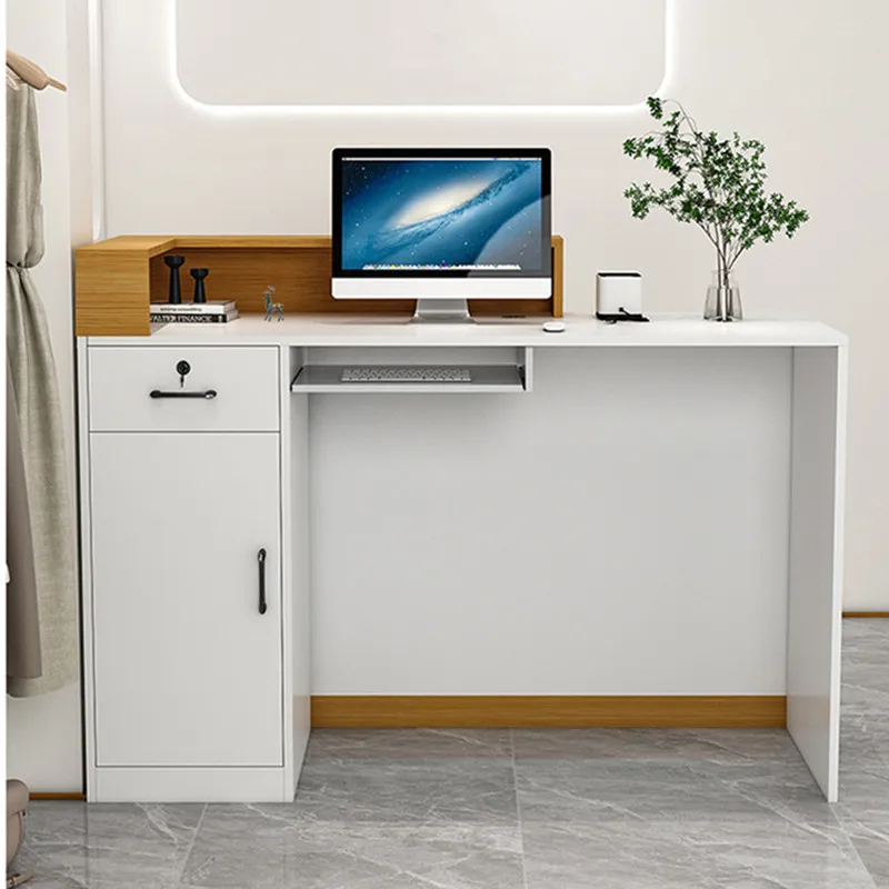 Стойка ресепшн из дерева на за – обзор и цена Home Office Desk Ideas