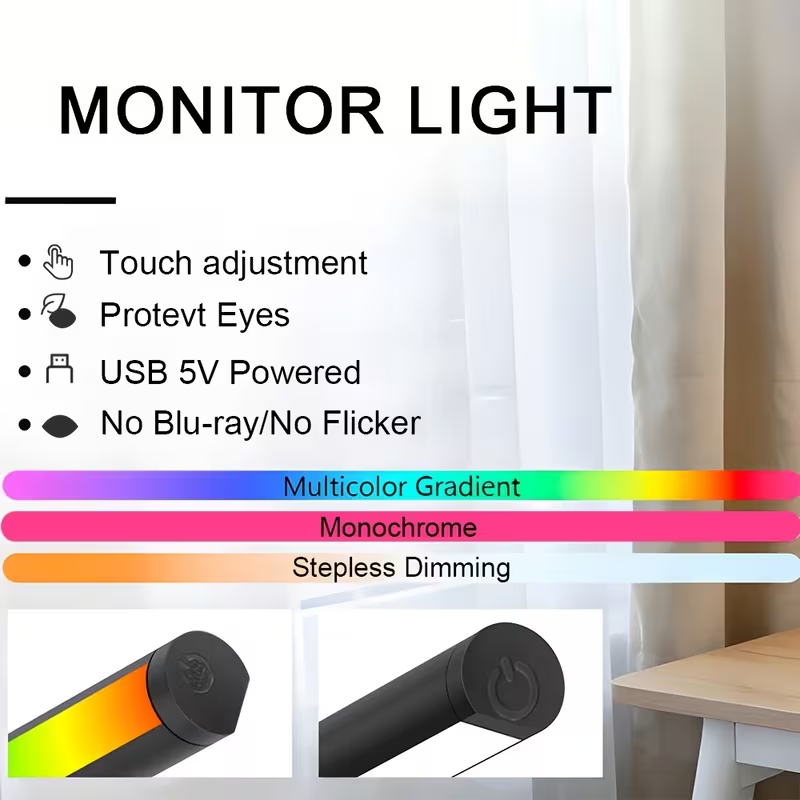 Светодиодная подсветка для мон – обзор и цена Home Office Gadgets